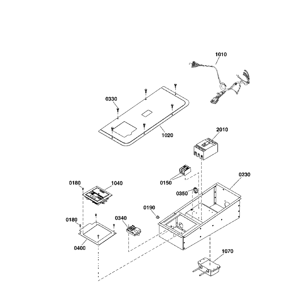 Control Panel Diagram and Parts List for 076197-00  Briggs and Stratton Generator